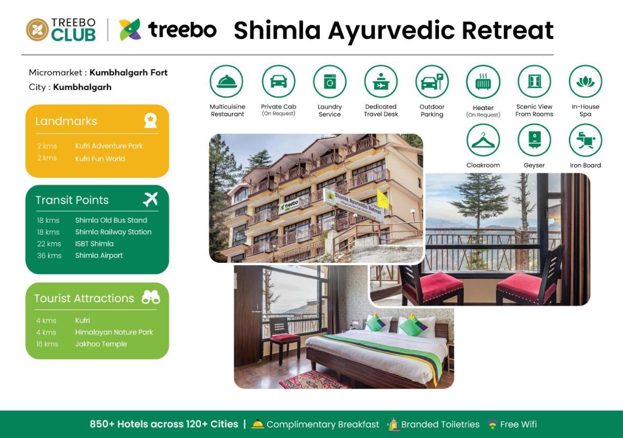 Hotel Treebo Shimla Ayurvedic Retreat Kufri Exterior foto